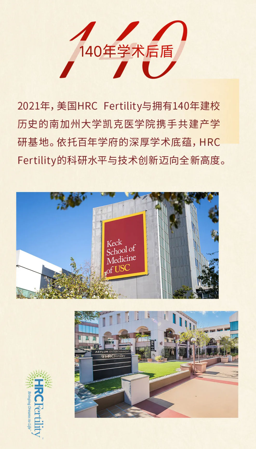 美国HRC医院与南加州大学凯克医院院